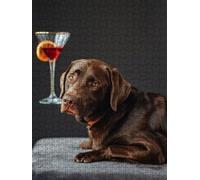 Wine Cup Dog Jigsaw Puzzle 2000 Piece, Puzzles for Adults 2000, The Impossible Challenge, Jigsaw Puzzle Games Classic Educational, Wooden Puzzles, for Home Wall Decoration Gift FNKL1-598