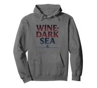 Wine Dark Sea Homer Greek Epic Poetry Sailing Pullover Hoodie