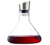 Wine Decanter Carafe, 1500ml Crystal Glass Bottle, Hand Held Wines Aerator with Built in Dispenser, Bar Accessory with Compact Design, Heat Resistant Metal Grid for White Red Wine Serving Tasting