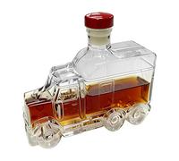 Wine Decanter Whiskey Half Truck Pourer Glass Liquor Container | For Birthday Brunch Wedding Kitchen Accommodation Desk Display Party Celebration Meeting Dining