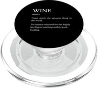Wine Definition - Funny Sarcastic Wine Explanation PopSockets PopGrip for MagSafe