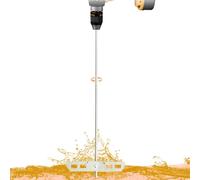 Wine Degasser, Degassing Stirring Paddle, Stainless Steel Degassing Whip Stirrer, Sturdy 44.5x13.3cm Stainless Steel Beer Mixing Paddle, Wine Making Agitator Tool, Kombucha Stir Stick for Beer