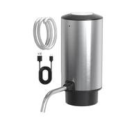 Wine Dispenser Pump - Rechargeable Electric Aerator Set, Automatic Pouring Device with Silicone Tube, Compact Smart Decanter, Convenient Leak-Resistant Design | Fast USB Charging for Kitchen, Bar, Ev
