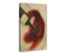 Wine Down The Drain Canvas Poster for Office Decor Gift | Frame-style, Multiple sizes, Multiple frame styles, Wall Art, Decor Paintings, Office Decor