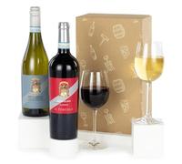 Wine Duet - Virginia Hayward, A bottle of Red Wine and White Wine. Perfect for Wine Lovers.