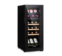 Wine Fridge Freestanding 2 Zones Wine Cooler 18 Bottles Energy-Saving Wine Rack [EEK: G]