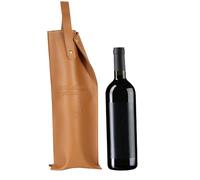 Wine Gift Bag Leather Bottle Bags for Wine, For Moments Worth Bottling Reusable Champagne Gift, Carrier Bag with Handle for Camping Picnic Birthday Wedding Anniversary Celebration Party Favors