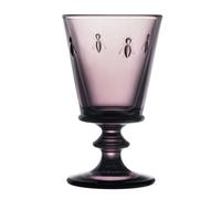 Wine Glass: 1 X 24Cl La Rochere Bee Purple Stemmed Wine Glass, Glass