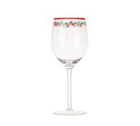 Wine Glass: 1 X 43 ath Kidston, Feels Like Home Rose Edged Wine Glass, Glass