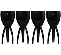 Wine Glass Black - Tristem Reusable Polycarbonate Plastic 312ml/11oz - Pack of 4