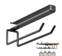 Wine Glass Hanger - Under Counter No Drill Glassware Effortless Drying Rack,Glass Exquisite Storage Ornament Hanger Organizer - For Cellar Kitchen Shelf Display Dining Room