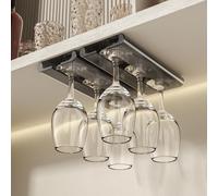 Wine Glass Holder Rack Set of 2 - Grey 2 Pack
