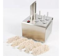 Wine Glass Polisher Machine, Automatic Cup Drying & Polishing with Instant Hot Air, Stainless Steel, 360° All-Round Cleaning, Removable Brushes, Easy to Use