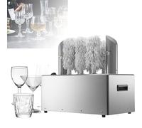 Wine Glass Polisher with High-Speed Drying and 360-Degree Cleaning for Bars and Restaurants