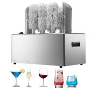 Wine Glass Polisher with High-Speed Polishing and Hot Air Drying for Bars and Restaurants