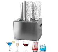 Wine Glass Polisher with High-Speed Polishing and Hot Air Drying for Bars and Restaurants