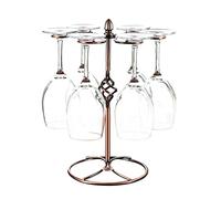 Wine Glass Rack, 6 Hook Wine Glass Hanger Rack Wine Glasses Drying Rack Stemware Rack Wine Glass Hanging Stand for Kitchen Bar Cabinet,13x9.3inch