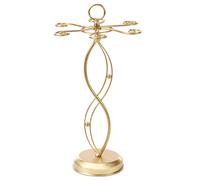Beliani Wine Glass Rack Limerick Gold