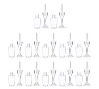 Wine Glass Shaped Lip Gloss Tube Refillable Bottles 12pcs