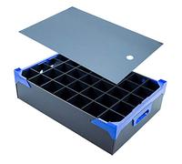 Wine Glass Storage Box - 160mm High (35 Cells + Lid/Cover)