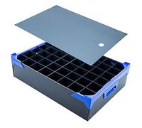 Wine Glass Storage Box - 160mm High (48 Cells + Lid/Cover)