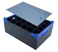 Wine Glass Storage Box - 250mm High (24 Cells + Lid/Cover)