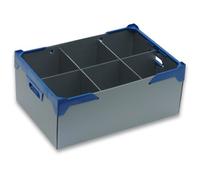 Wine Glass Storage Boxes for Glass Max Height 195mm, 6 Cells, Glass Max Width 163mm - Box Ref.195-6