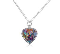 Wine Glasses Custom Urn Necklace for Ashes Heart Keepsake Pendant Jewelry Memorial Cremation
