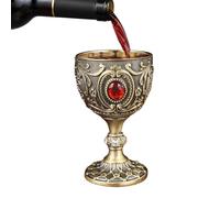 Wine Glasses Retro Liquor Goblet Vintage - Alloy Construction, Rhinestone Embellished 30ml Compact Size, Elegant European Design | Whiskey Cocktail Tequila Vodka Brandy Sake Party Bar Celebra