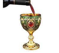 Wine Glasses,with Rhinestone Stem Glassware - 30ml Retro Liquor Chalice for Whiskey - for Cocktail Tequila Vodka Brandy Drinks Sake Kitchen Bar Party Holiday Wedding Birthday
