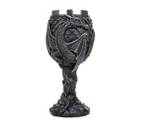 Wine Goblet - 117ml Medieval Dragon Wine Glass | Medieval Goblet | Stainless Steel Drinking Cup Goblets | Creative Dragons Chalice, Safe and Multipurpose for Gathering, Party Decor Or Daily Drin Ki