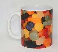 Wine Gums Collage Pattern Ceramic Mug Great Sweets Gum Candy Sweet Tooth Gift
