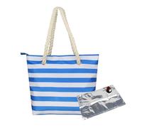 Wine Handbag Tote Wine Bag with Tap Wine Shopping Bag Beach Wine Purse Picnic Bag with Hidden Insulated Compartment, Wine Carry Bag for Travel, Restaurants 33 x 42.5 cm, Blue + Inner Bag, see