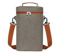 Wine Insulated Tote Bag - Double Bottle Chiller Carrier, High-Performance Cooling Case | Portable Wine Travel Bag, Waterproof Interior, Reinforced Seams Outdoor Use, Compact Design Car Trunk Beach