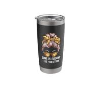 Wine is Always the Solution Wine Lover Mom Champagne Mother Stainless Steel Insulated Tumbler