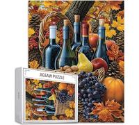 Wine Jigsaw Puzzle 2025 Puzzle 5000 Pieces, Jigsaw Puzzles for Adults 5000 Piece Fruit Wooden Puzzles for Adults, Challenging Game Toys Jigsaws for Wall Decoration and Gifts 2025 Christmas H-7163