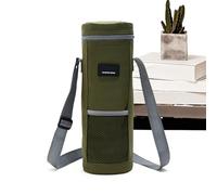 Wine Knock Bag - Portable Insulated Drink Carrier with Handle | Foldable Wine Carrier, Spirit Bag, Reusable Thickened Camping Bag, Portable for Parties, Travel, Army Green, see description, See