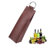Wine Knock Bag, Wine Bottle, Single Bottles, Beer Bag, Reusable Wine Protector for Wedding, Party, Decoration, Festival, Cocktail Party, Travel, dark brown, see description, See description