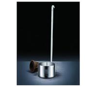 Wine Ladle, Stainless Steel Dipper with Pour Spout, Long Handle Hook, Flat Bottom Measuring Spoon 25ml, 50ml, 125ml, 250ml