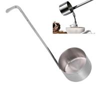 Wine Ladles, Stainless Steel Ladle Metal Soup Ladle with Long Handles Wine Measuring Spoon Canning Ladle Oil Soup Spoon for Stirring Liquid(500ML)