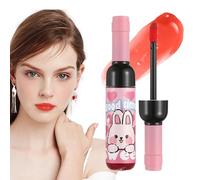 Wine Lip Stain - Matte Lips Gloss | Long Lasting Liquid Lipstick in Red Wine Bottle, Waterproof Moisturizing Lip Glaze, Matte Finish Lip Color, Makeup Beauty for Women and Girls