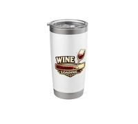 Wine Loading Funny Humor Graphic Lovers Design Stainless Steel Insulated Tumbler
