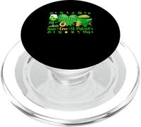 Wine Love St. Patrick's Day Shamrocks Irish Funny Drinker PopSockets PopGrip for MagSafe