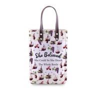 Wine Lover Gift She Believed She Could So She Drank The Whole Bottle Wine Bag Bachelor Party Gifts (The Whole Bottle Wine Bag)