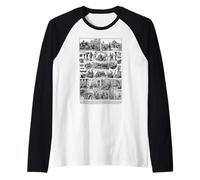 Wine Maker Wine Making Vintage French Wine Making Raglan Baseball Tee