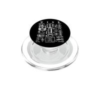Wine Making Wine Lover Sommelier Vintage Patent Print PopSockets PopGrip for MagSafe