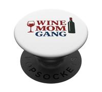 Wine Mom Gang Funny Women Solidarity PopSockets Adhesive PopGrip