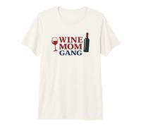 Wine Mom Gang Funny Women Solidarity Premium T-Shirt