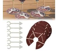 Wine Not Spin-Fun Drinking Games for Adults, Couples Wine Glass Spinner Party Game Shot Roulette Drinking Game for Bachelorette Party Guys Girls Night Drinking Wine Tasting Parties (6Pcs)