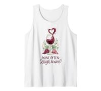 Wine Often Laugh Always Cute Wine Lover Celebration 1 Tank Top